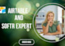build airtable softr client portal, CRM, softr web app airtable database expert